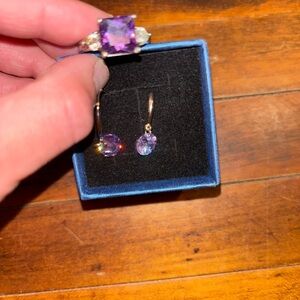 Elegant Purple Jewelry Set